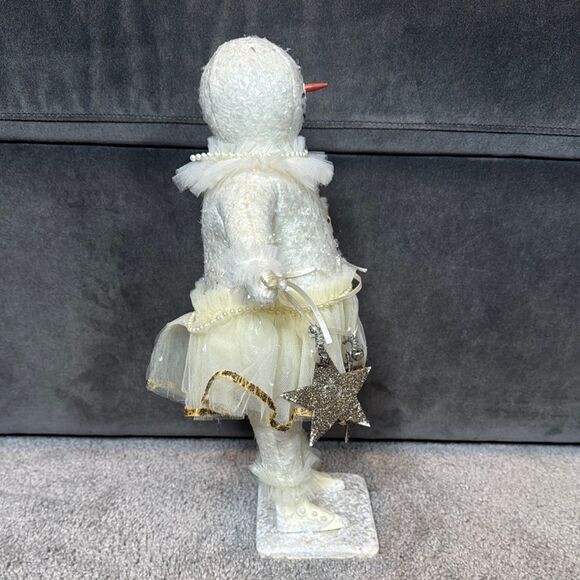 Bethany Lowe RARE Snowman Snow Woman Christmas Vintage Decoration Stars - Picture 4 of 13